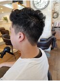 刈上げで攻めるメンズベリーショート