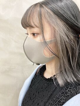 ソーコ 渋谷(SOCO) *【SUN】ペールホワイトグレーインナーカラー