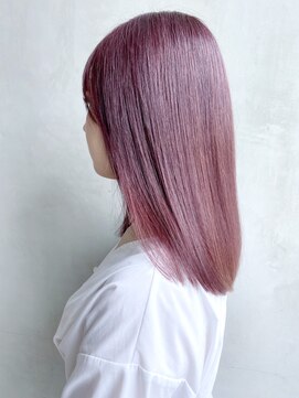 アイティー バイ アルバム 中野店(IT by ALBUM) ラベンダーピンク_ピンクベージュクールショート_ba308563