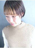 【morio池袋】大人可愛い前髪イメチェン丸み耳かけ小顔ショート