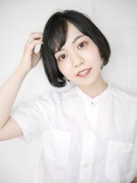 シュシュ(shushu)&nbsp;黒髪大人前髪ショート　【有海一生】/シースルー/髪質改善