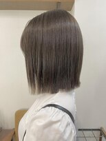 ベック ヘアサロン(BEKKU hair salon)&nbsp;大人気☆切りっぱなしボブのカーキグレージュ