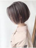 2021年秋冬ショート/ハンサムショート前髪なし