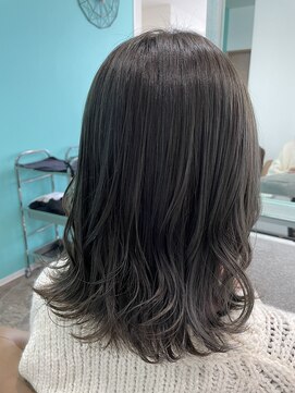ヘアーディア みどり店(Hair...DiA) ブリーチ無しのアッシュグレー!