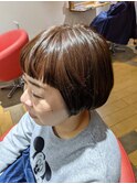 大人かわいいフレンチボブマッシュショートオン眉♪