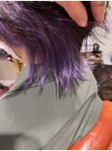 ショートウルフ☆インナーパープル