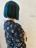 エメ バイ ヘアーポケット(aimer by hair pocket) *+aimerが叶える...肩上ボブ×アンブレラカラー*