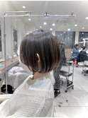 地毛風ストレート×ショートボブ【Ash大泉学園 横山】