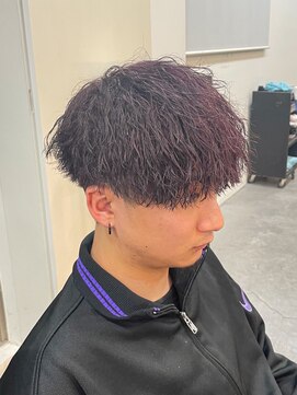 バース バイ ハピネス(BIRTH by happiness) ツイストスパイラルパーマ　刈り上げマッシュ