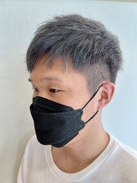 ヘアーアンドメイク アンジュ 中野店(Hair&Make ange) short & sillver