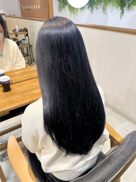 ビューブルー 亀戸錦糸町(VIEW BLUE) 美髪カールシアーカラーピンクブラウンエアリーロングセミディ