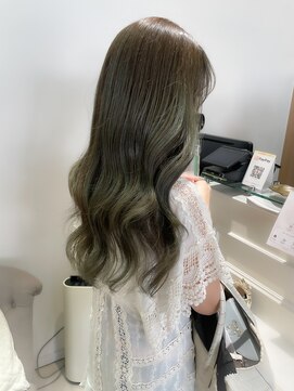 バブ バイネオリーブ(Bab by neolive) オリーブグレー/ハイライト/マット/ブリーチ/髪質改善カラー