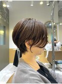 ハイライト+ショートスタイル