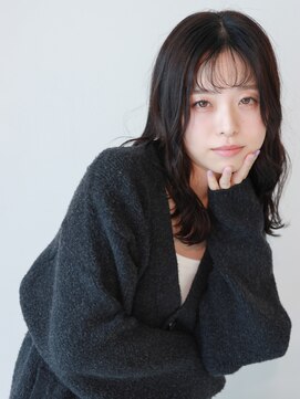 テトテ 門戸厄神店(tetote) 【tetote門戸厄神】アッシュブラック/小顔スタイル◎