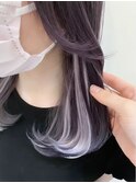 エクステで簡単インナーカラー