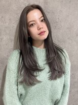 エアー 青山(AIR) レイヤーカット髪質改善透明感グレージュ海外風