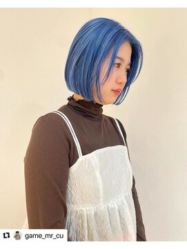 シェノン フェム 名古屋 名駅店(CHAINON×FeM#) シアブルーボブ/名古屋/髪質改善/レイヤーカット