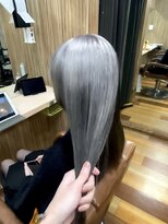 ゴリラビスケッツ(GORILLA BISCUITS)&nbsp;シルバーグラデ/ケアブリーチ/ダブルカラー