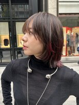 ビュートリアム265(BEAUTRIUM 265)&nbsp;ミニウルフ デザインカラー チェリーブラウン ボブウルフ 銀座