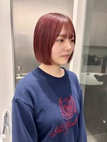 イリ(iLi)&nbsp;【iLi×REN】ミニボブ/ワインレッド/ボルドー