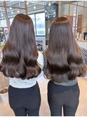 艶巻き　ミルクティーブラウン　ブリーチ無し