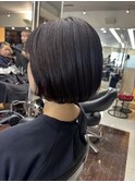 内巻きボブ