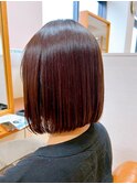 酸性ストレート×ボブ【松山美容室】