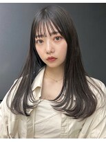 トルネード(TORNADO)&nbsp;顔まわりレイヤーで魅せる艶やかナチュラルストレート. A0908