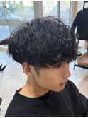MENSHAIR/波巻ツイストスパイラル/フェザーパーマ/千葉/津田沼