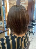 髪質改善/顔周りレイヤーカット/グレージュ[千葉/千葉駅]