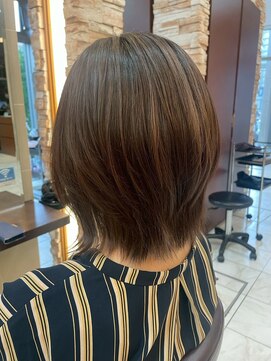 ルページ 千葉(lpage) 髪質改善/顔周りレイヤーカット/グレージュ[千葉/千葉駅]