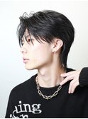 前髪こぼしセンターパート