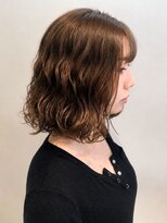 オレンジペコ(orange peco)&nbsp;ボブパーマ ブラウンベージュ 前髪カット トリートメント 20代