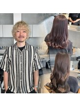 大人のグレージュカラーはお任せ下さい!《大川 英夫》insta...blanco__okawa__hair［ハイライト/ブリーチ］