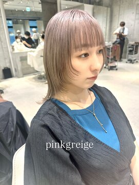 ミミ ブランシェ(Mimi Branche) ボブレイヤーボブ前髪あり顔回りレイヤーカット切りっぱなしボブ