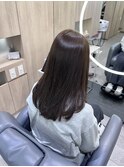 柔らかベージュ×顔まわりレイヤー