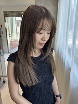 ムーク 海老名(MUUK)&nbsp;【西辻美菜子】ロングレイヤー/オリーブベージュ【MUUK】