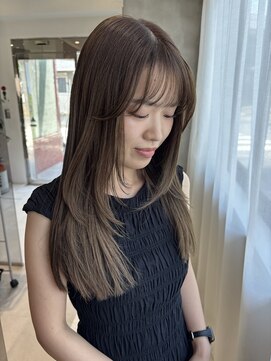 ムーク 海老名(MUUK) 【西辻美菜子】ロングレイヤー/オリーブベージュ【MUUK】
