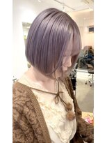 アルボ バイ ミラ 心斎橋(ARVO by MILA)&nbsp;心斎橋/ブリーチ/ケアブリーチ/レイヤーカット/ラベンダー
