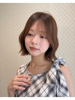 サンドナル 鹿児島天文館(sand NALU)&nbsp;ハッシュカット/グレージュ/デザインカラー[鹿児島天文館]