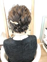 ロカット サロン(Roquat Salon)&nbsp;結婚式シニヨンアレンジ【ヘアアレンジ  立川/立川南/八王子】
