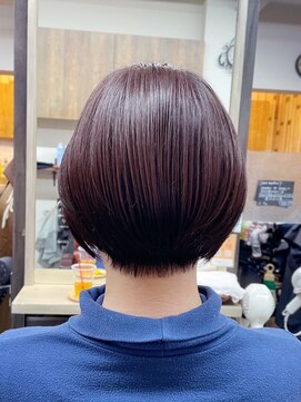 ベルクープス 天王寺店(Belle Coupes) 【ベルクープス天王寺】平田澄香　白髪染めベリーピンク