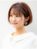  [オージュアサロン/恵比寿]簡単スタイリング/ナチュラルなボブ