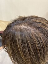 アールヘア(ar hair) 惣田オリジナルカラー　白髪染め卒業ハイライト５