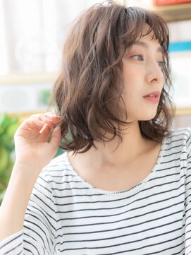 カバーヘア ブリス 北浦和(COVER HAIR bliss) 前髪カールバレイヤージュ大人ボブパーマa北浦和20代30代40代