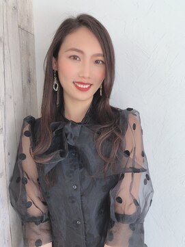 クシュ 所沢東口店(kusyu...) うる艶髪暖色系カラー×ジェシカライツ風アップバンク抜け感ヘア