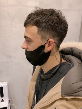 フランクスバーバーリザーブ 人形町店(FRANK’S BARBER RESERVE) ナチュラル刈り上げボリュームスタイル　ｙ