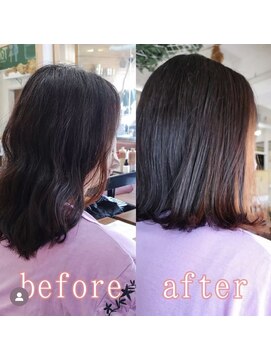 スミカ(sumica) #インナーカラー  #外ハネボブ  #結べる長さ