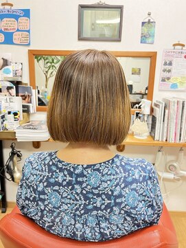 ミモザ カット+カラー