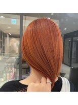 ヘアーズギャラリー なんば高島屋店(Hair's Gallery) オレンジカラー/テラコッタカラー/20代/30代
